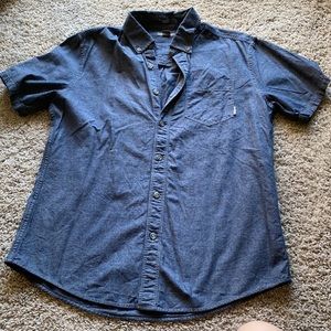 Men’s chambray button up shirt size medium